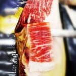 Jamon duroc cortado a cuchillo. 150gr