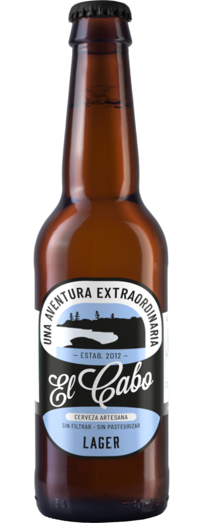 Cerveza El Cabo Lager 5,1% caja 12 botellas 33cl Almería