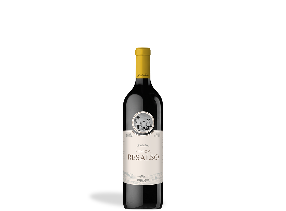 Botella de Finca Resalso 2025, vinos Emilio Moro de Ribera del Duero