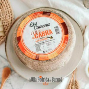 Queso de cabra semicurado Los Cameros D.O.P. Queso Camerano 100% cabra y corteza natural