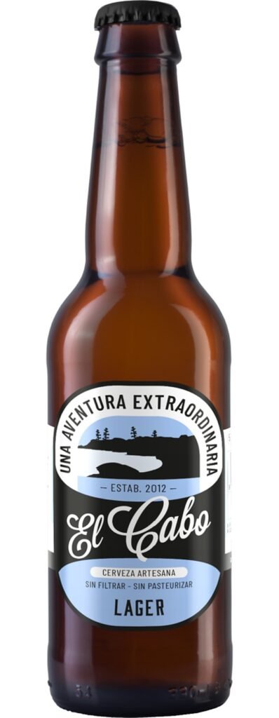 Cerveza El Cabo Lager 5,1% caja 12 botellas 33cl Almería