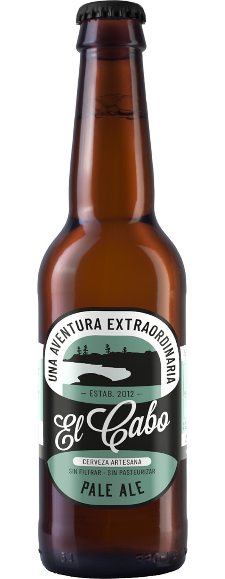 Cerveza El Cabo Pale Ale 5% caja 12 botellas 33cl Almería Cerveza El Cabo Pale Ale 5% caja 12 botellas 33cl Almería