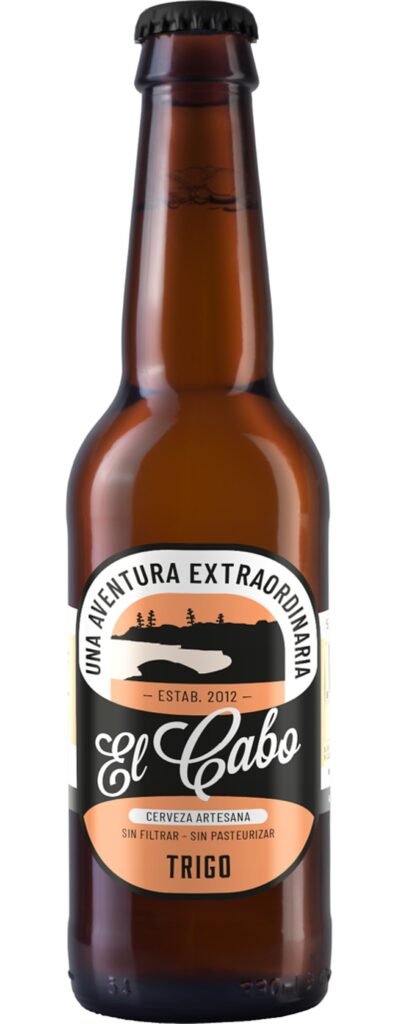 Cerveza El Cabo Trigo 5% caja 12 botellas 33cl Almería