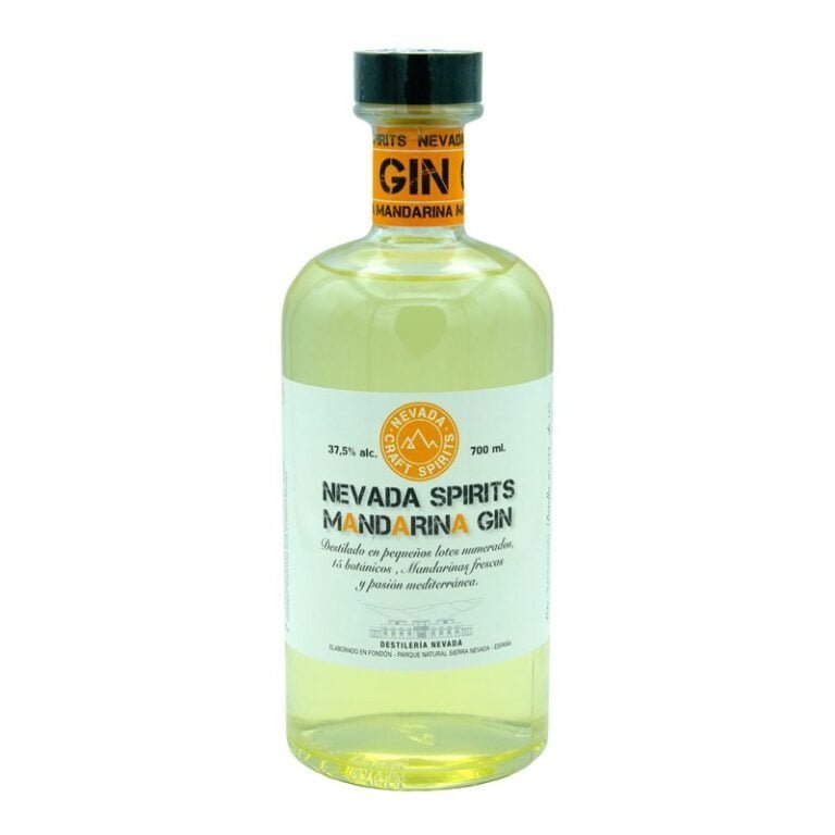 Ginebra Premium Mandarina de Almería 37,5 % botella edición limitada
