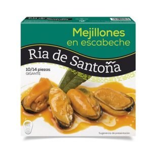 Mejillones en Escabeche Ría de Santoña 10/14 (266g)