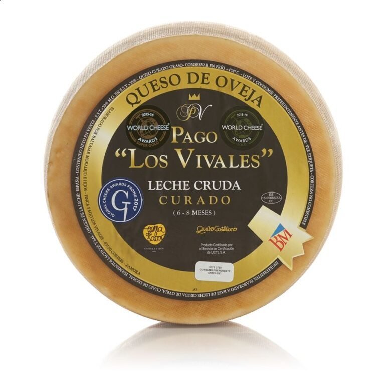 Pago de los Vivales queso curado leche cruda oveja