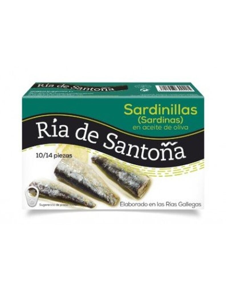Sardinillas de Santoña en Aceite de Oliva Serie Oro (125g)